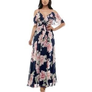 modern western dress for women Brown and Grey Printed Rayon Knee-Length Dress